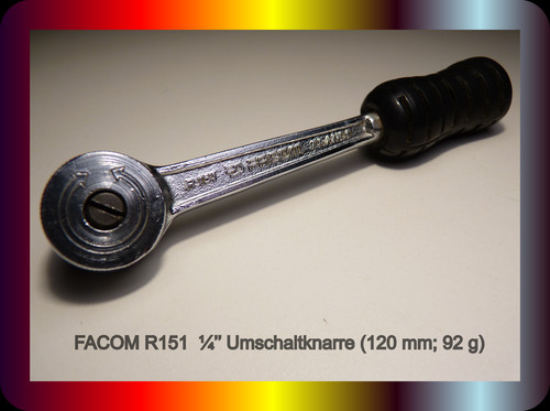 Ratsche facom zoll - ratsche, ¼
